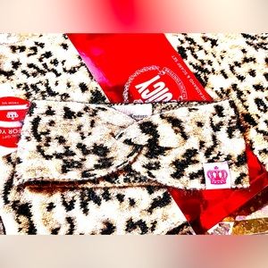 Juicy Couture Animal Print Scarf and Headband